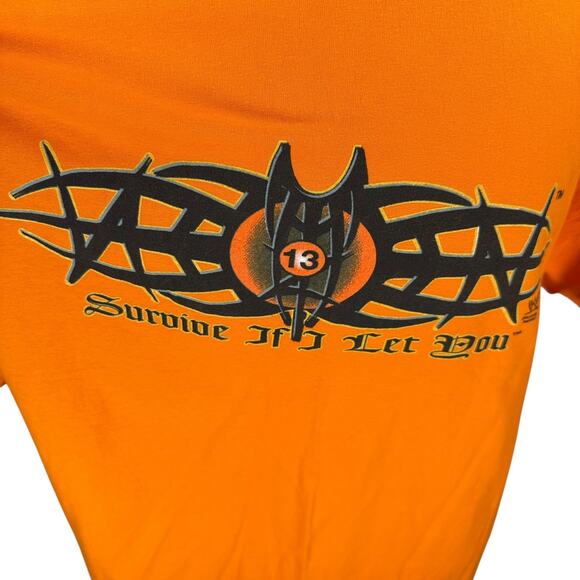 Vintage Taz Tazz Master of the Suplex T-Shirt Men’s XL Orange WWF Wrestling 2000 - Picture 4 of 10